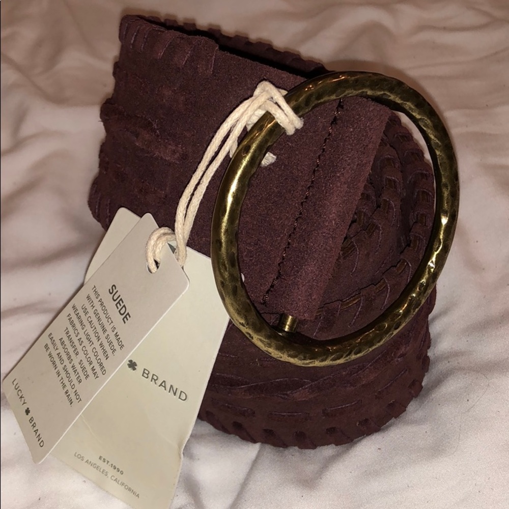 Lucky Brand Suede Belt